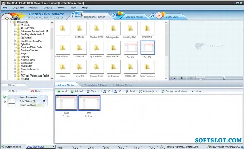 Скриншот №1 к программе Photo DVD Maker Professional