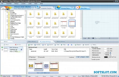 Скриншот №2 к программе Photo DVD Maker Professional