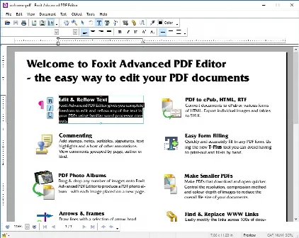 Скриншот №2 к программе Foxit Advanced PDF Editor