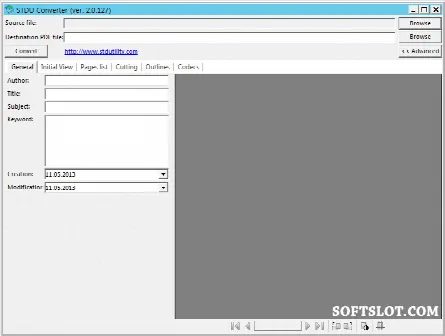 Скриншот №1 к программе STDU Converter