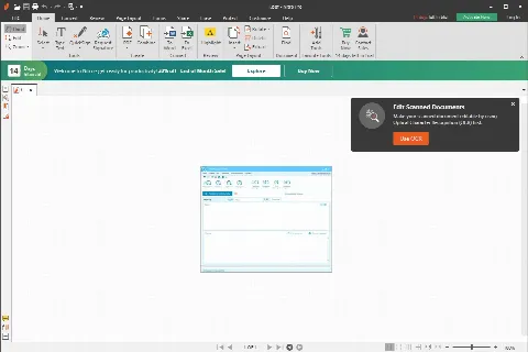 Скриншот №1 к программе Nitro PDF Pro
