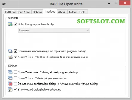Скриншот №3 к программе RAR File Open Knife