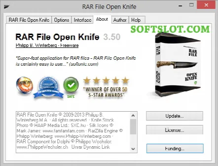 Скриншот №4 к программе RAR File Open Knife
