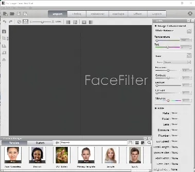 Скриншот №1 к программе FaceFilter