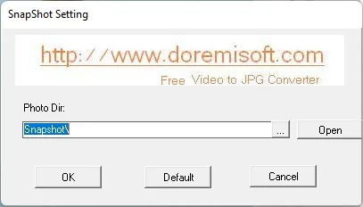 Скриншот №2 к программе Doremi Video to JPG Converter
