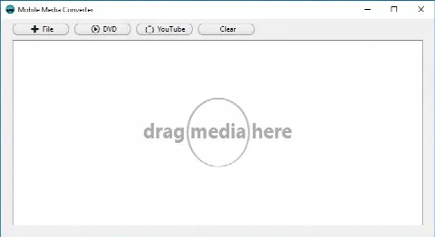 Скриншот №1 к программе Mobile Media Converter
