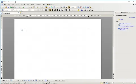 Скриншот №1 к программе Kingsoft Writer