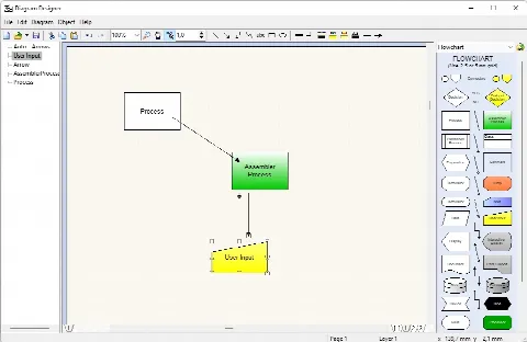 Скриншот №1 к программе Diagram Designer