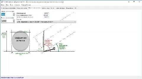 Скриншот №3 к программе Satellite Antenna Alignment