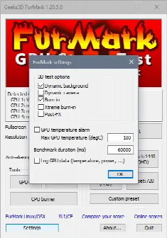 Скриншот №3 к программе FurMark