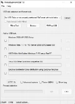 Скриншот №1 к программе WinSetupFromUSB