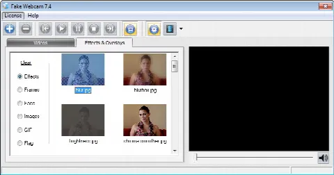 Скриншот №1 к программе Fake Webcam