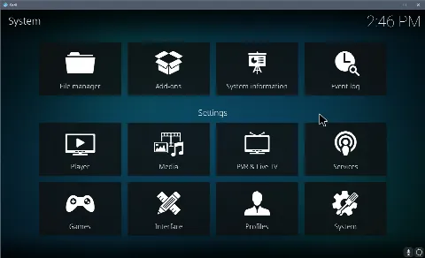 Скриншот №1 к программе Kodi (XBMC)