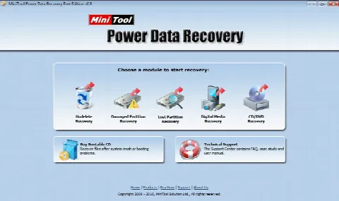 Скриншот №1 к программе MiniTool Power Data Recovery Free Edition