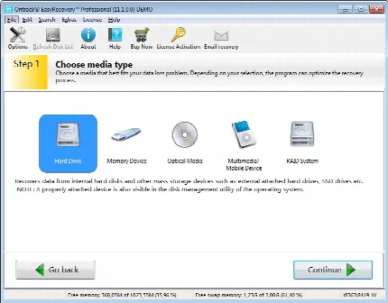 Скриншот №2 к программе Ontrack EasyRecovery Professional