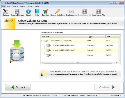 Скриншот №3 к программе Ontrack EasyRecovery Professional