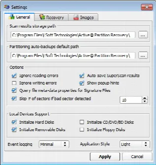 Скриншот №2 к программе Active@ Partition Recovery