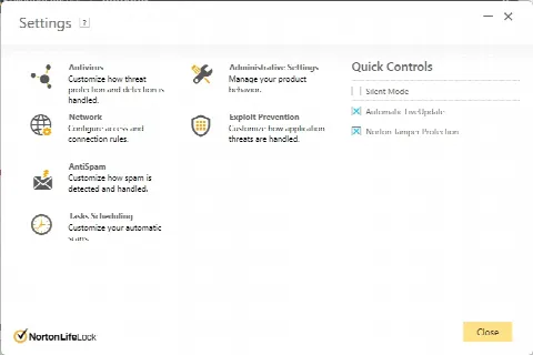 Скриншот №2 к программе Norton AntiVirus