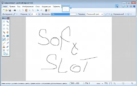 Скриншот №1 к программе paint.net