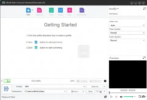 Скриншот №1 к программе Xilisoft Video Converter