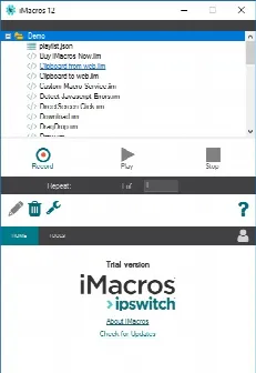 Скриншот №1 к программе iMacros