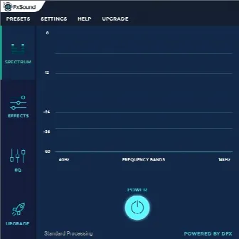 Скриншот №1 к программе DFX Audio Enhancer