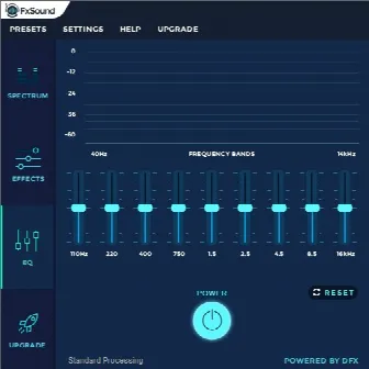 Скриншот №3 к программе DFX Audio Enhancer