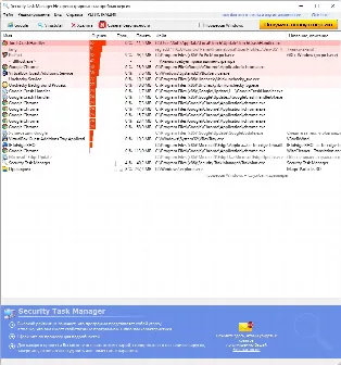Скриншот №1 к программе Security Task Manager