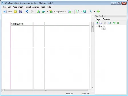 Скриншот №1 к программе Web Page Maker