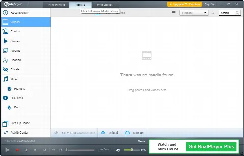 Скриншот №1 к программе RealPlayer