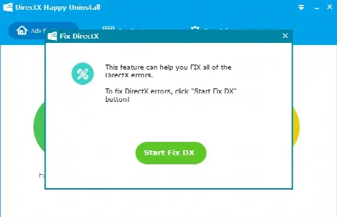 Скриншот №2 к программе DirectX Happy Uninstall