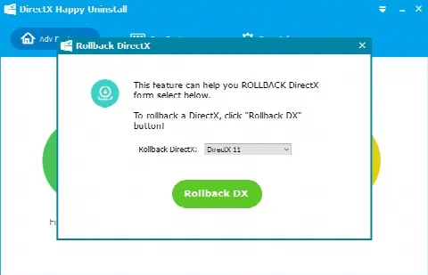 Скриншот №3 к программе DirectX Happy Uninstall