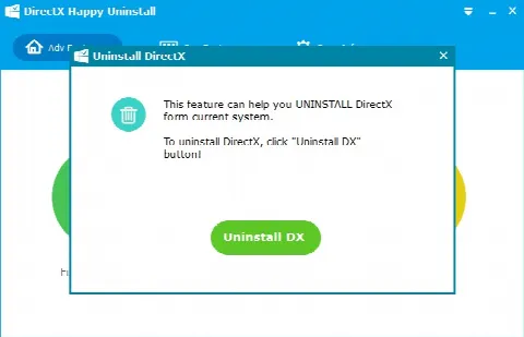 Скриншот №4 к программе DirectX Happy Uninstall