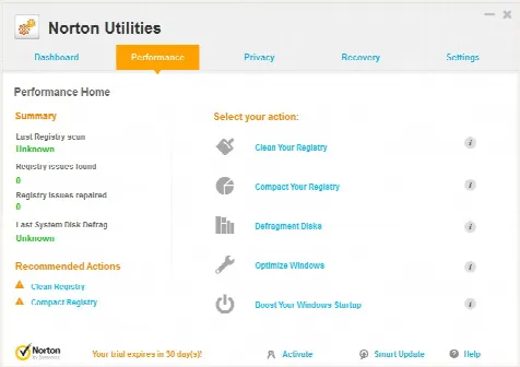 Скриншот №2 к программе Norton Utilities