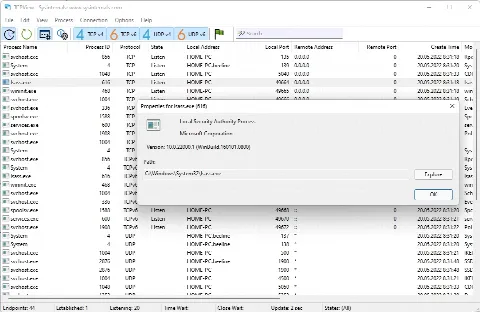 Скриншот №2 к программе TCPView