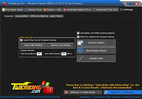 Скриншот №4 к программе Windows Repair