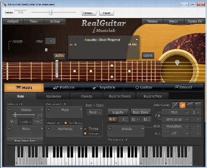 Скриншот №1 к программе MusicLab RealGuitar