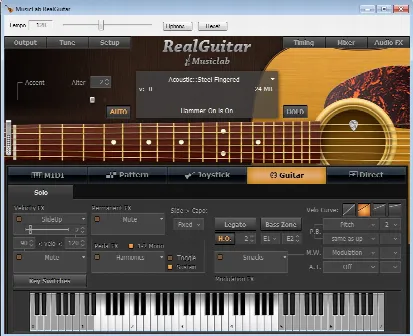 Скриншот №2 к программе MusicLab RealGuitar