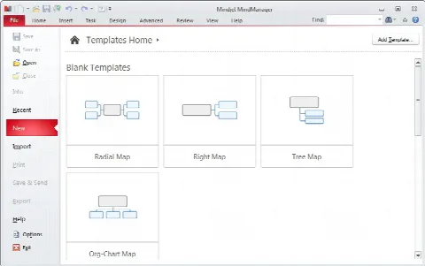 Скриншот №1 к программе Mindjet MindManager