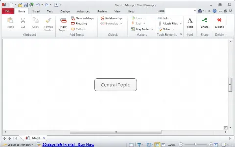 Скриншот №2 к программе Mindjet MindManager