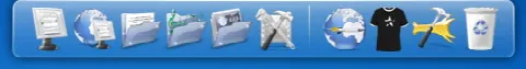 Скриншот №1 к программе RocketDock