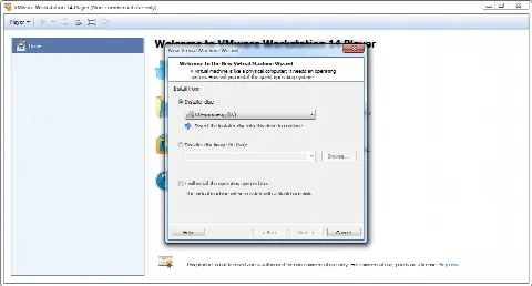 Скриншот №2 к программе VMware Workstation Player
