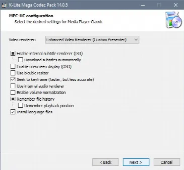 Скриншот №3 к программе K-Lite Codec Pack Mega