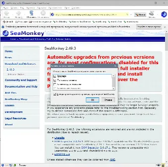 Скриншот №1 к программе SeaMonkey