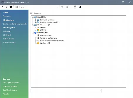 Скриншот №2 к программе OpenGL Extension Viewer