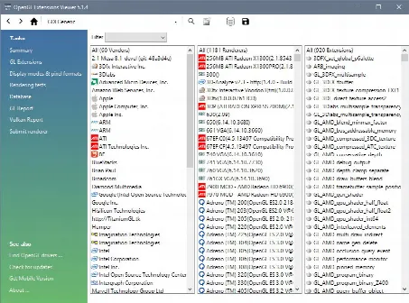 Скриншот №5 к программе OpenGL Extension Viewer