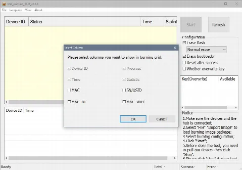 Скриншот №2 к программе Amlogic USB Burning Tool