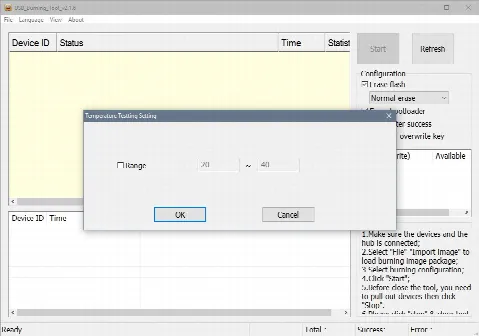 Скриншот №3 к программе Amlogic USB Burning Tool