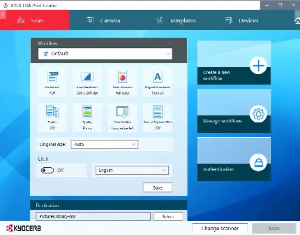 Скриншот №2 к программе KYOCERA Print Center
