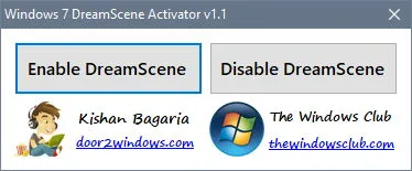 Скриншот №1 к программе Windows 7 DreamScene Activator